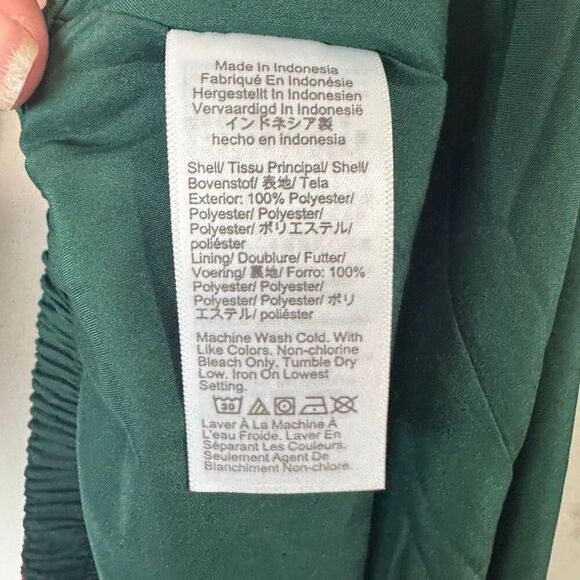 J.Crew Factory Floral Verte Fern Canyon Tiered Skirt | Medium - Picture 7 of 10